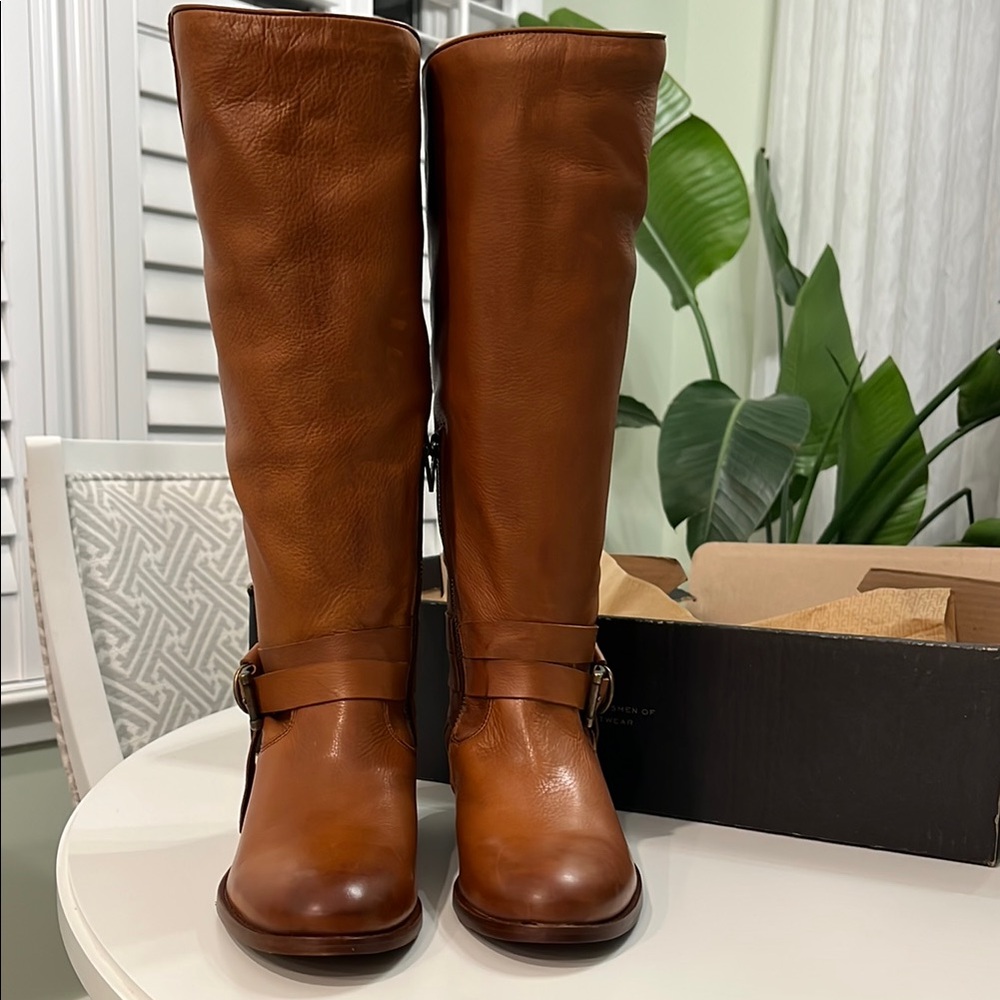 Brand new Frye Brown Leather Knee-High Boots
